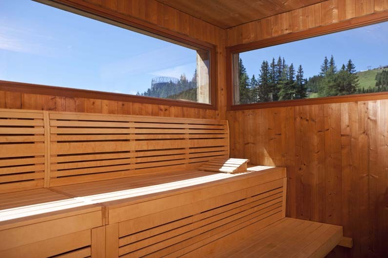 Panoramasauna im Wellnesshotel Katschberghof Kärnten