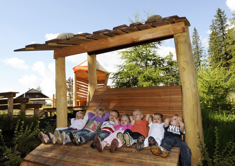 Kinder in Katschhausen am Katschberg in Kärnten