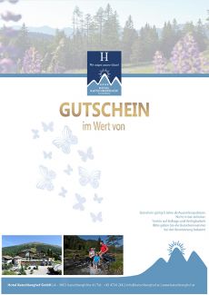 Gift vouchers - **** Hotel Katschberghof