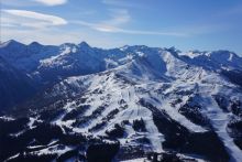 Katschberg-Bergpanorama